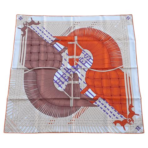 le saut hermes scarf|Hermès Le Saut H Silk Scarf w/ Tags .